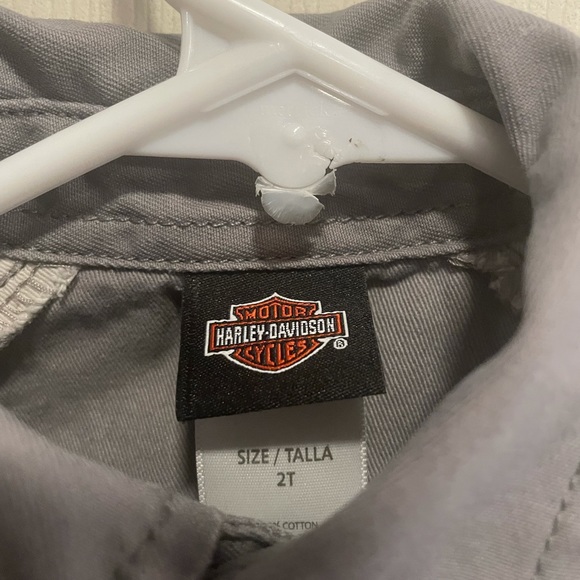Harley Davidson 2T Button Up Shirt - Picture 2 of 2
